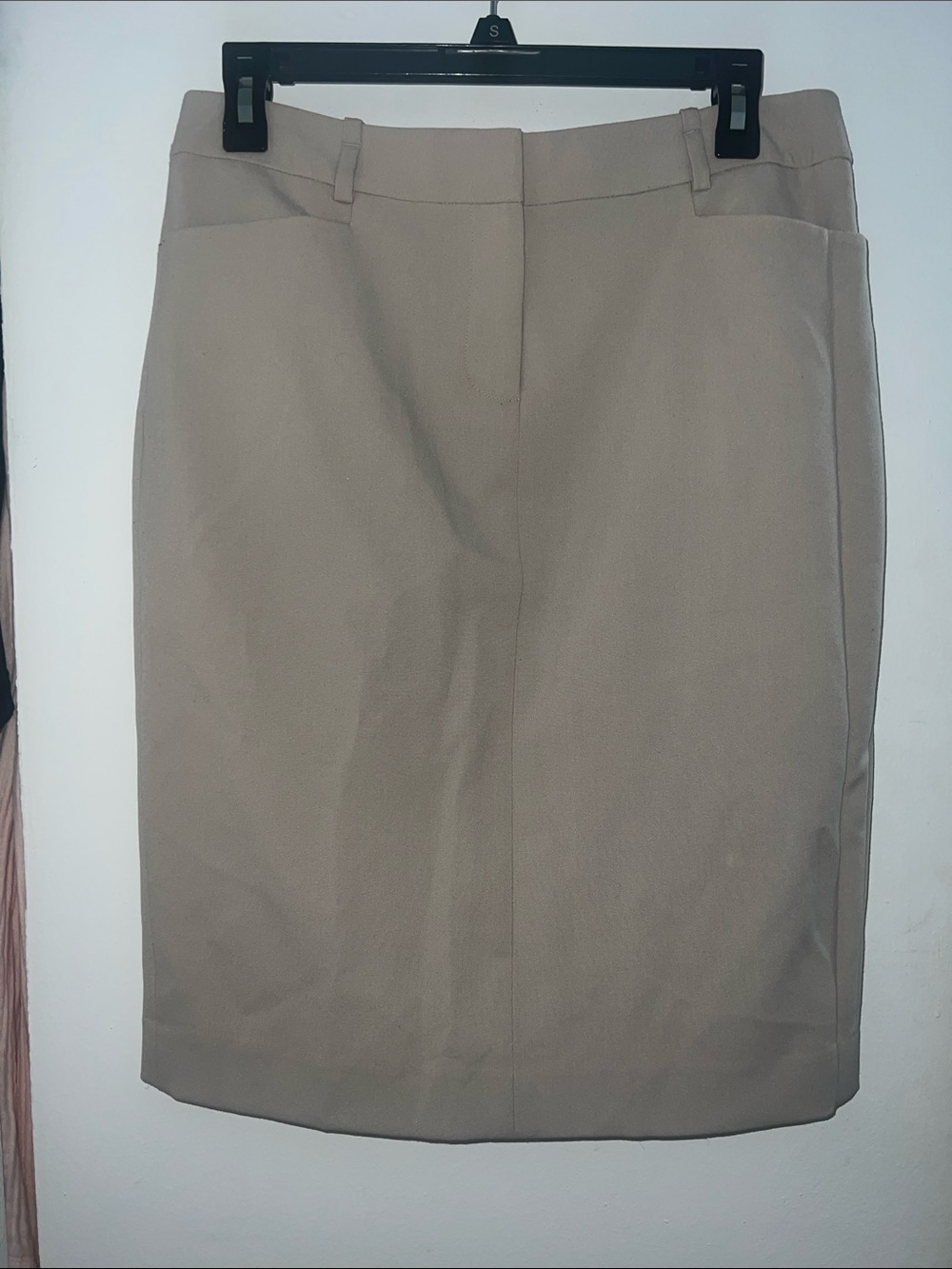 Calvin Klein Taupe Pencil Skirt